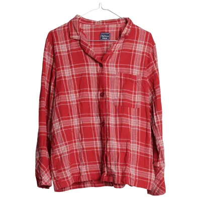 Pyjamasskjorta (Röd, Vit) från Nightwear Bomull