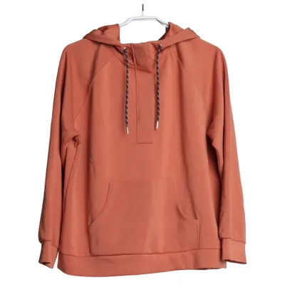 Hættetrøje (Orange) fra Femilet By Chantelle Elastan, Modal, Polyester