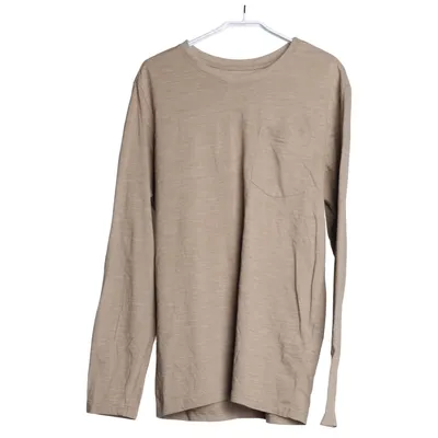 Långärmad t-shirt (Beige) från Identic Man Bomull, Polyester