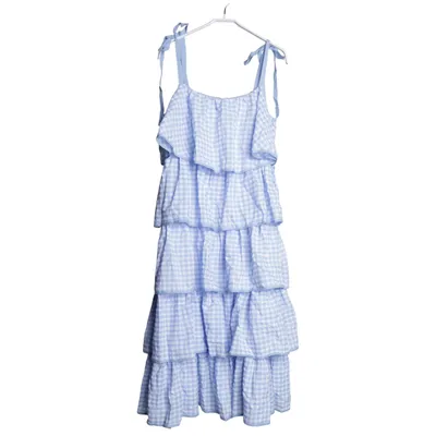 Klänning (Blå, Vit) från NA-KD Bomull, Polyester