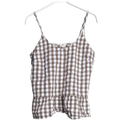 Topp (Brun, Vit) från Juna Bomull