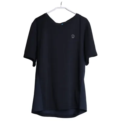 Träningstopp (M CURVED RUN T MELANGE JERSEY) från J.Lindeberg Polyester