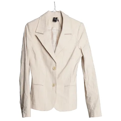 Kavaj (Beige) från Isabell Kristensen Elastan, Polyamid, Polyester, Viskos