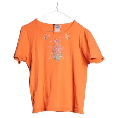 T-shirt (Orange, Multicolored) from Isaac`s Designs