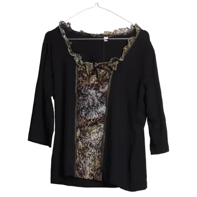 Blus (Svart, Flerfärgad) från Voglia Elastan, Polyamid, Viskos
