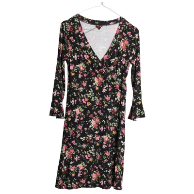 Klänning (Svart, Flerfärgad) från Vera Velour Elastan, Viskos