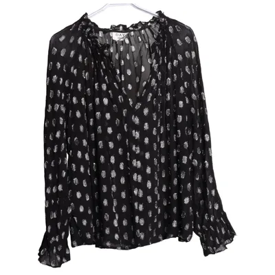 Blus (Svart, Silverfärgad) från DAY Birger et Mikkelsen Metallfiber, Viskos