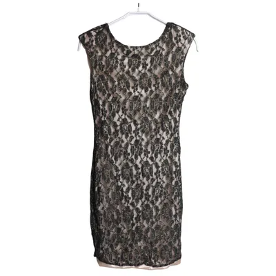 Cocktail dress (Black, Beige) from Best Emilie Cotton, Polyamide