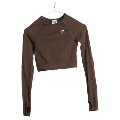 Träningstopp (Brun) från Gymshark Elastan, Nylon