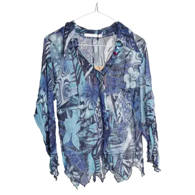 Bluse (Blå, Flerfarvet) fra 2-Biz Polyester
