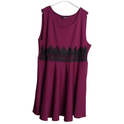 Peplumtopp (Lila, Svart) från Limited Collection Elastan, Polyester