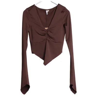 Crop top (Brun) från NLY Trend Elastan, Polyester