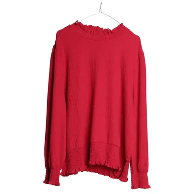 Blus (Röd) från Adore Elastan, Polyester