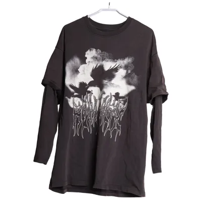Långärmad t-shirt (Grå) från House Bomull