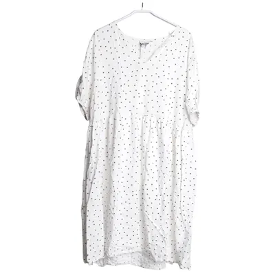 Klänning (Vit, Svart) från VRS Basic Viskos