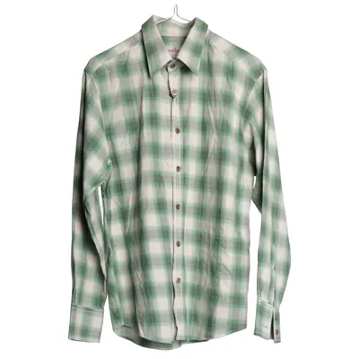 Flannel shirt (Green, White) from Batistini Cotton