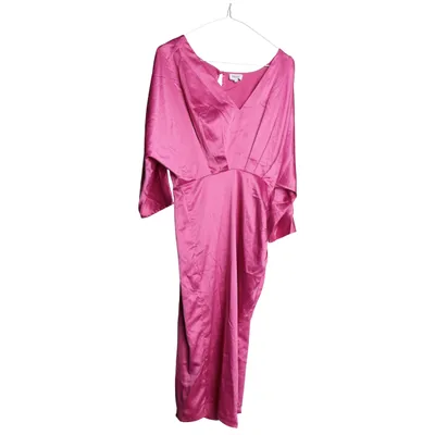 Långklänning (Rosa) från Bubbleroom Elastan, Polyester