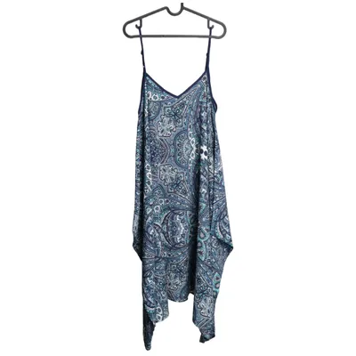 Långklänning (Blå, Flerfärgad) från MyWear Woman Polyester