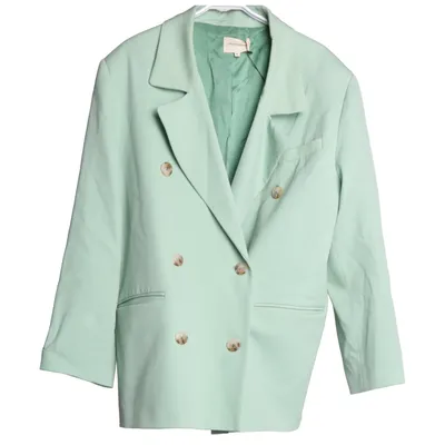 Blazer (Grøn) fra Loulou Studio Elastan, Viscose, Uld