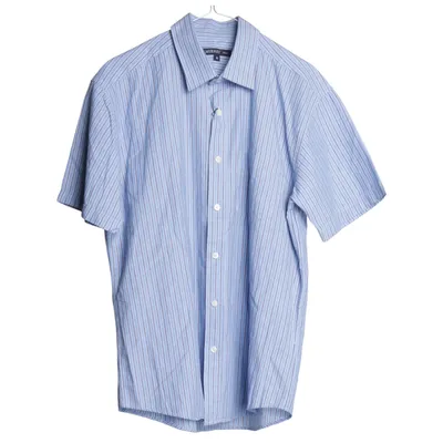 Short sleeve shirt (Blue, White) from Murrey Cotton