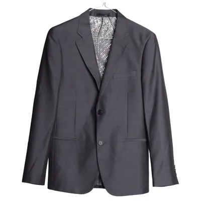 Blazer (Grå) fra Daniel de Prato Polyester, Viscose