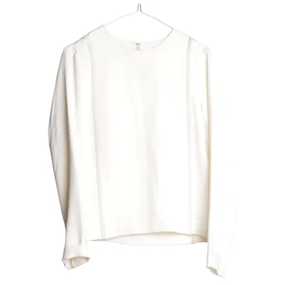 Blus (Beige) från Pringle Polyester, Silke