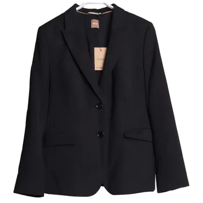 Kavaj (Svart) från Boss Elastan, Polyamid, Polyester, Viskos, Ull