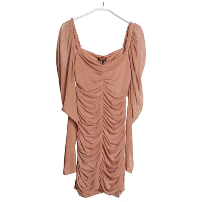 Klänning (Brun) från Missguided Elastan, Polyester