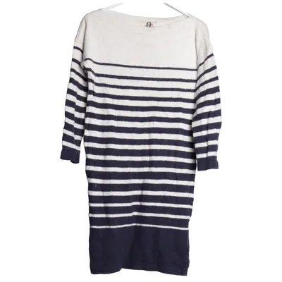 Klänning (Blå, Beige) från Jean Paul Gaultier for Lindex Bomull, Polyamid, Viskos, Ull