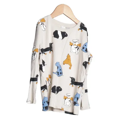 Långärmad t-shirt (Beige, Flerfärgad) från Lindex Kids Bomull