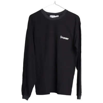 Long sleeve T-shirt (Black) from Opera Sport Organic cotton