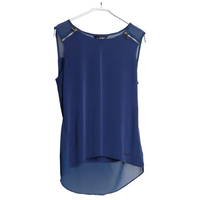 Tank Top (Blue) from Ellen Tracy Elastane, Polyester