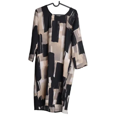 Kjole (Sort, Beige, Flerfarvet) fra Ze-Ze Concept Polyester