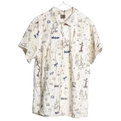 Kortärmad skjorta (Beige, Flerfärgad) från Emmett Jean Bomull