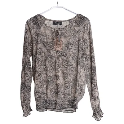 Blus (Beige, Svart) från Sisters Point Polyester