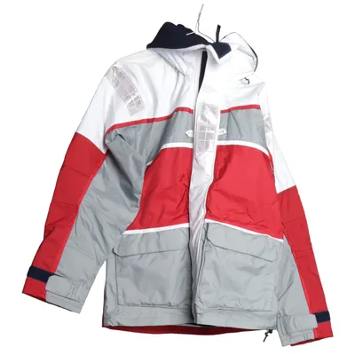 Allvädersjacka (Röd, Vit, Grå) från Craft Polyamid