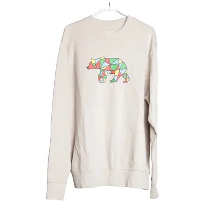 Collegetröja (Beige, Flerfärgad) från Sutsu Ekologisk bomull