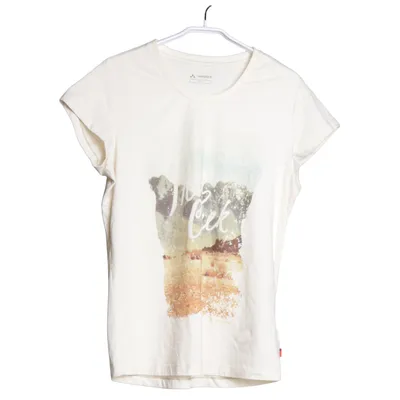 T-shirt (Beige, Flerfärgad) från Vaude Ekologisk bomull, Återvunnen polyester