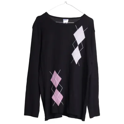 Tröja (Svart, Rosa) från Jacett Akryl, Bomull