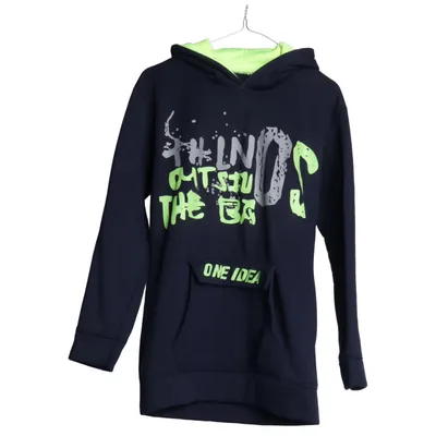 Capuchon jurk (Blauw, Groen)