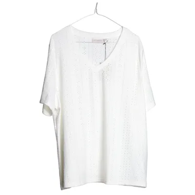 Topp (Vit) från ONLY Carmakoma Elastan, Polyester