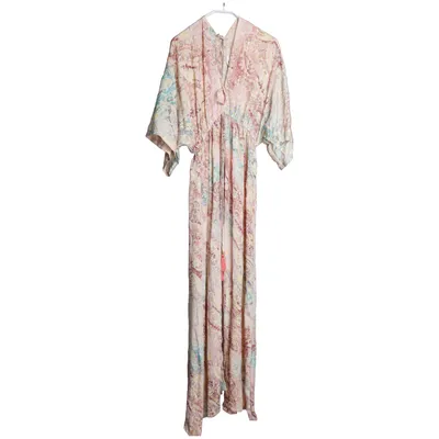 Långklänning (Flerfärgad) från Bigg Bull Polyester, Silke