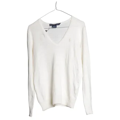 Pullover (Wit) van Ralph Lauren Sport Katoen, Linnen