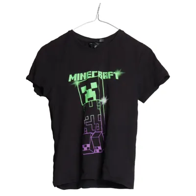 T-shirt (Svart, Flerfärgad) från Minecraft Bomull