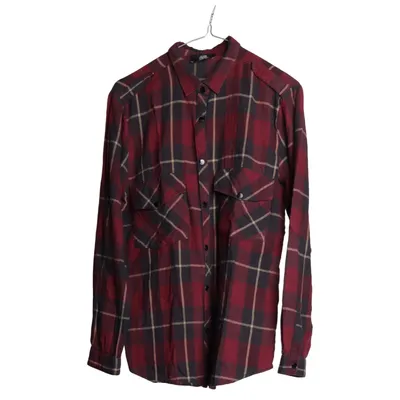 Flanellskjorta (Röd, Svart, Flerfärgad) från Le Temps des Cerises Bomull