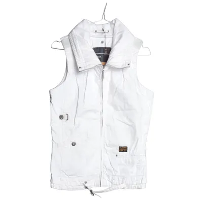 Spijker gilet (Wit) van G-Star Katoen