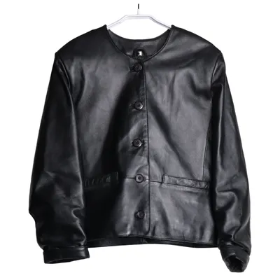 Läderjacka (Svart) från Dinno Gallucci Acetat, Skinn