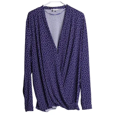 Blouse (Bleu, Blanc) de Cut & Pret Élasthane, Polyester