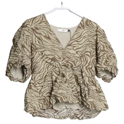 Omlottblus (Beige, Brun) från Gestuz