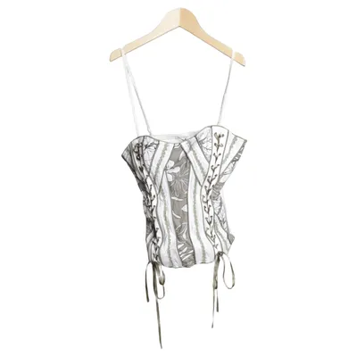 Corset (Green, Beige, Multicolored) from Anaki Cotton, Elastane